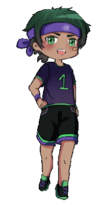 Lunime sports anime sport games Sticker