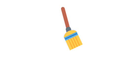 emojivid giphyupload emoji broom emojivid Sticker