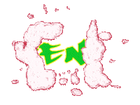 Cloud Blow Sticker by SMBH