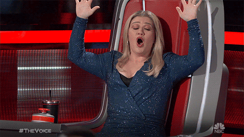 nbcthevoice giphyupload wow nbc shocked GIF