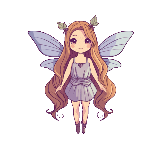 elistorycriativo fada elistorycriativo fadinha lilás Sticker