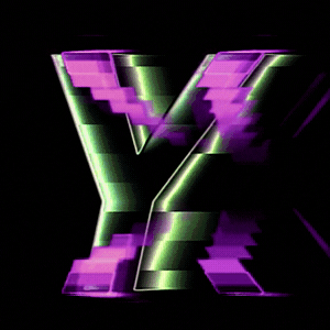 Glitch Alphabet GIF by #BASILIO