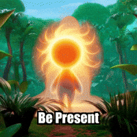 Focus Be Present GIF by Bloomscroll