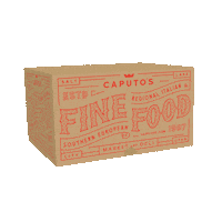 Chocolate Shipping Sticker by Caputo's