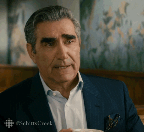 Schitts Creek Pain GIF by CBC
