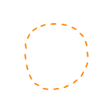 Look Here Circle Sticker