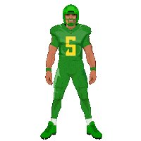 Be Quiet Oregon Ducks Sticker by Panini America