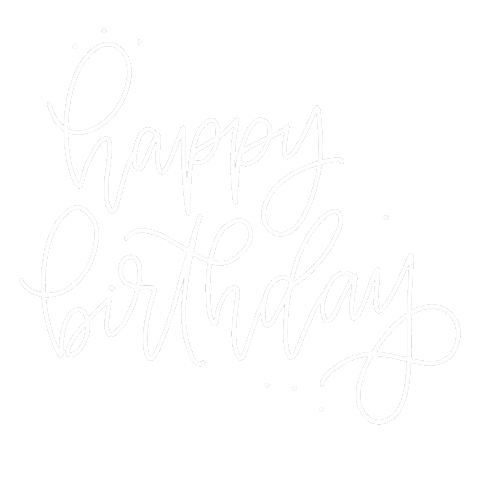 Happy Birthday Heart Sticker
