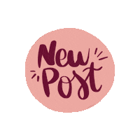 LaRenardeBouclee new pink post publication Sticker