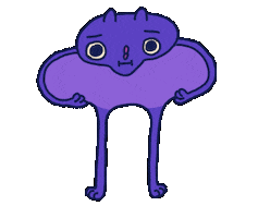 fat cat Sticker by Mekamee