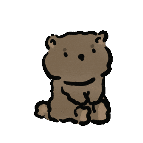 nllove giphyupload sleep bear かわいい Sticker