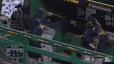 milwaukee brewers pirates GIF by MLB