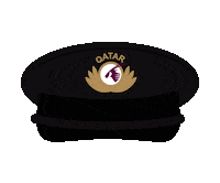 qatarairways travel pilot airline qatar airways Sticker