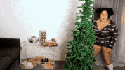 Screaming Christmas Tree GIF