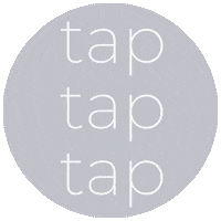 Tap Tap Tap New Post Sticker by Rachel Letham