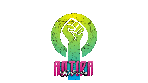 Fight Feminism Sticker by Otherwhere Art