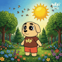 Glowing Flying Birds GIF by Buddies for Paws