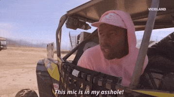 nutsandbolts viceland tyler the creator nuts & bolts this mic is in my asshole GIF