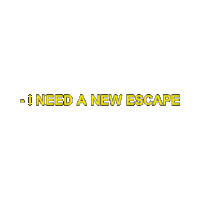 Lyrics Escape Sticker by KUNGS