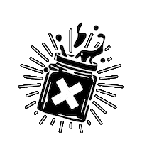 alcohol x Sticker by El Xitxarel·lo