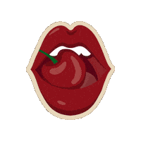 Cherry Ciliegie Sticker by Ratafia Rossi