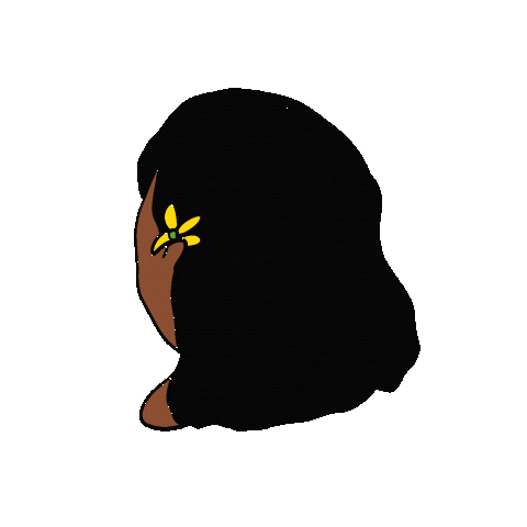 Black Girl Reaction Sticker
