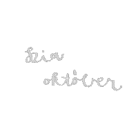 October Sticker