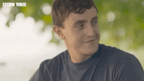 Normal People Smile GIF by BBC Three