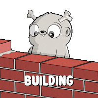 Brick By Brick House Sticker by Fugz Official