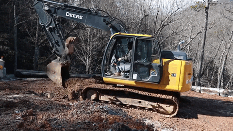 John Deere Excavator GIF by JC Property Professionals