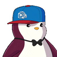 Hold On No Sticker by Pudgy Penguins