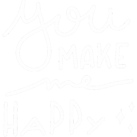 You Make Me Happy Feliz Sticker