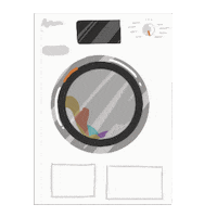 Laundry Day Clothes Sticker by grousseta