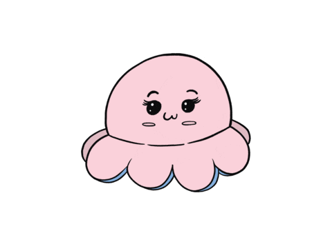 Happy Octopus Sticker