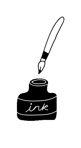 Ink Sticker by Natalie Byrne