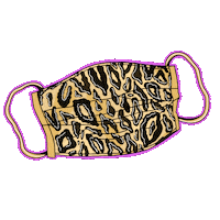 gif_babe mask covid19 leopardprint heathermcmahan Sticker