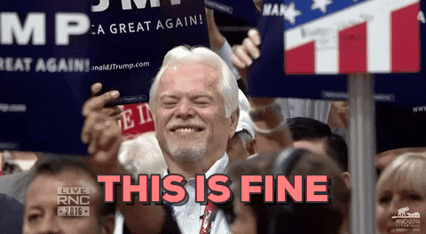 This Is Fine Election 2016 GIF