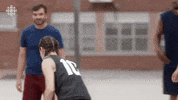 baroness von sketch basketball GIF