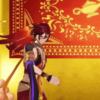 Vtuber Running GIF