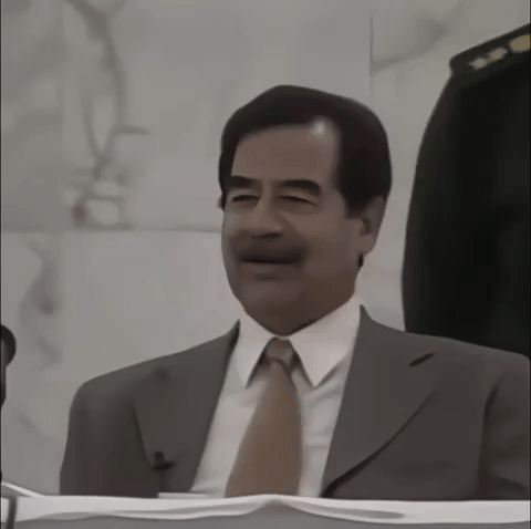 Saddam Hussein Iraq GIF