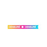 Censuré Sticker by Pixpay