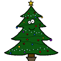 Christmas Tree Sticker