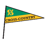 Cross Country Pennant Sticker by Université de Sherbrooke