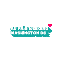 aupairweekend dc washington dc au pair aupair Sticker