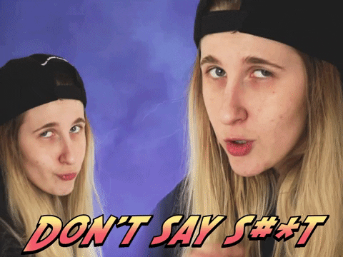 Keep Quiet Shut Up GIF by GIPHY Studios 2021