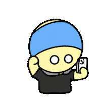 kkabuktoon happy 축구 k리그 셀카 Sticker