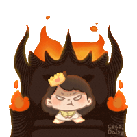 Little Flower Help Sticker by Cosytales