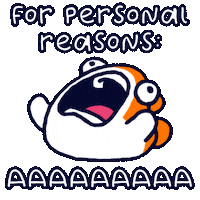 Sticker Yelling Sticker