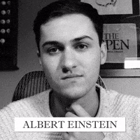 Albert Einstein Podcast GIF