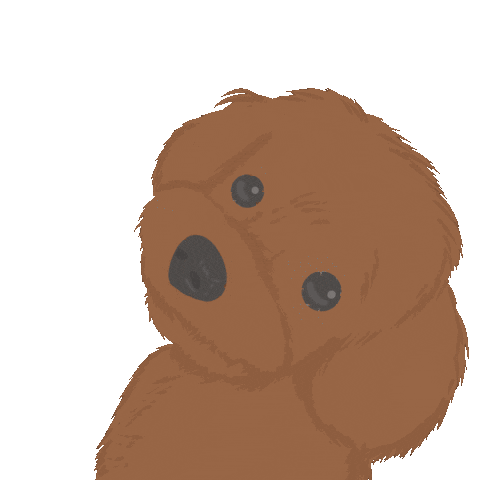 Puuuuug_lab dog puppy poodle niuniu17 Sticker